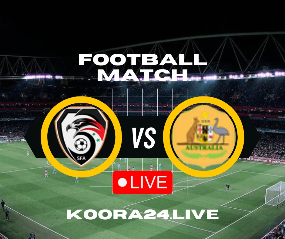 Syria vs Australia Asian Cup on Koora24 koora Live English