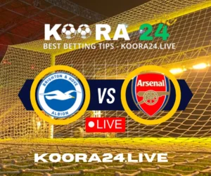 Brighton & Hove Albion vs Arsenal Live on Koora live English